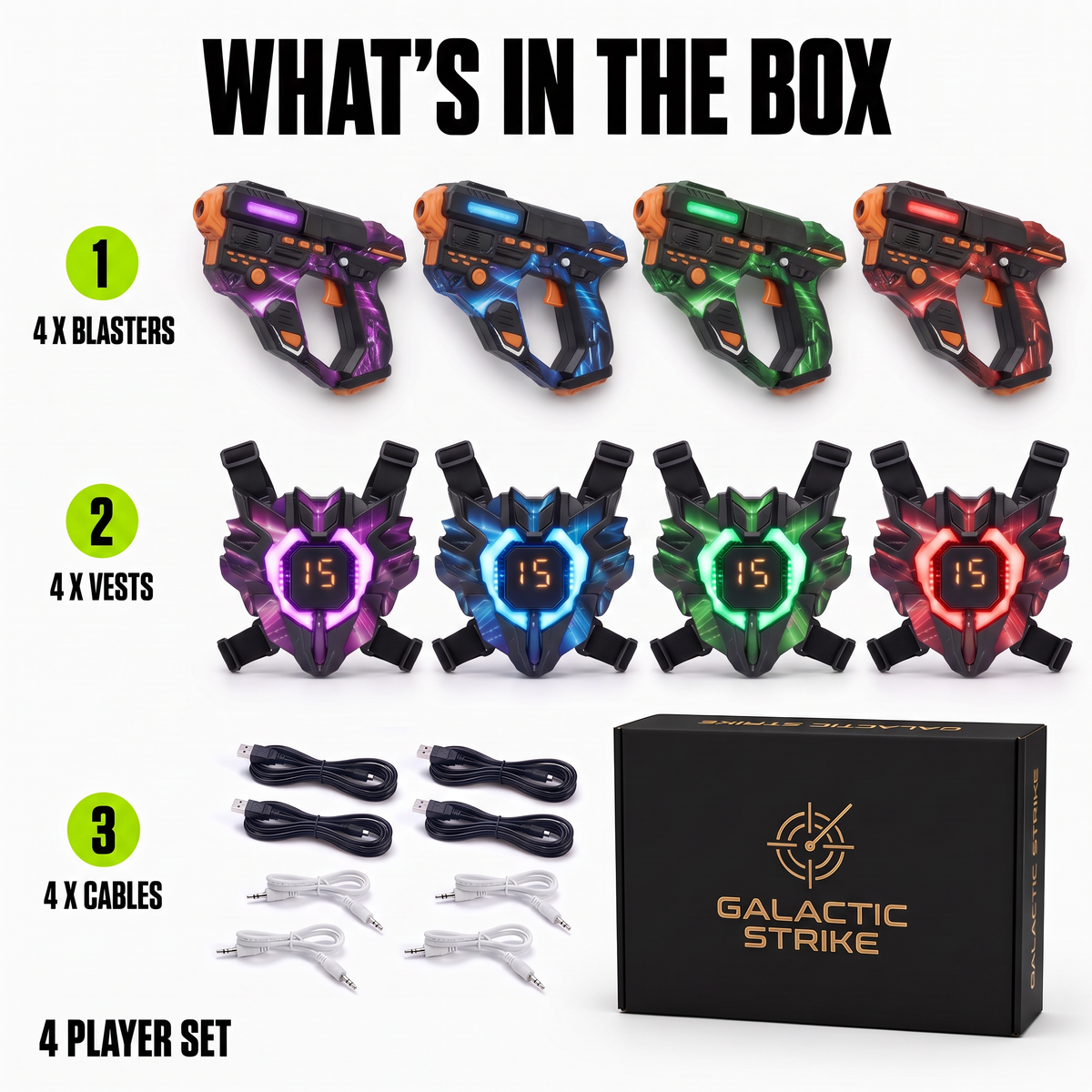 Galaxy Strike® Laser Tag Set